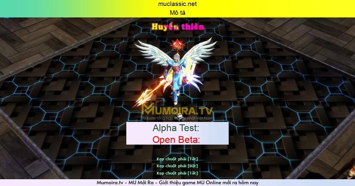 Game Private Mới ra,muclassic.net