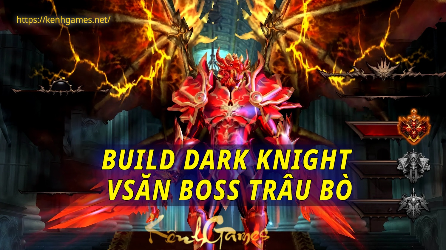Build Dark Knight săn boss trâu bò – Hướng dẫn chi tiết cho game thủ MU
